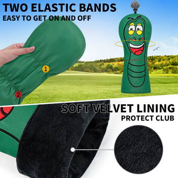 Poklopci za drvene golf palice s jedinstvenom izvezom, PU vodootporne.