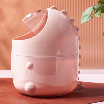 Stolni kanta za otpad s poklopcem, mini plastična kanta za otpad (6L), za kućnu upotrebu, kreativni držač za olovke