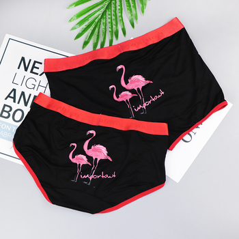 Flamingo otisak, srednji pojas, muške bokserice i ženske gaćice od modalnog materijala