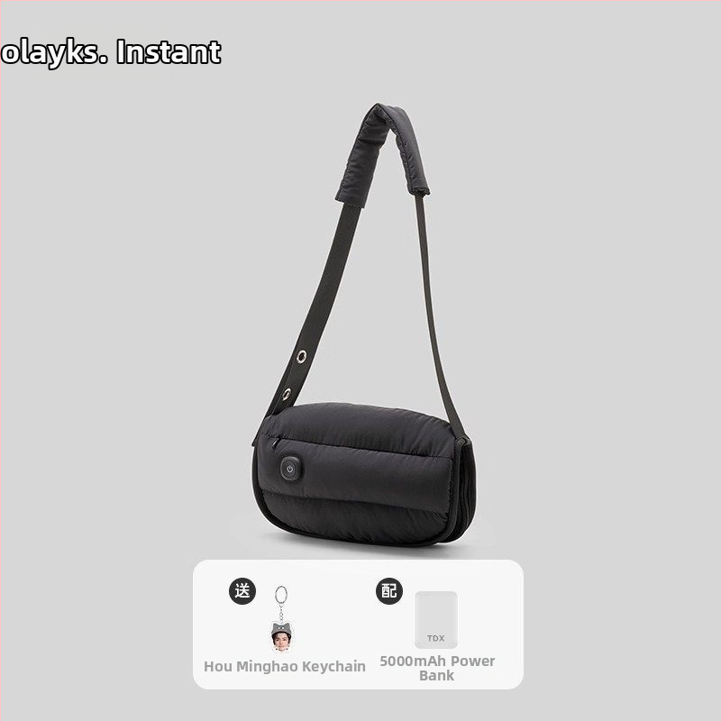 Olayks Grafénová vyhrievacia taška na ruky s USB napájaním, vrecko na horúcu vodu s remienkom
