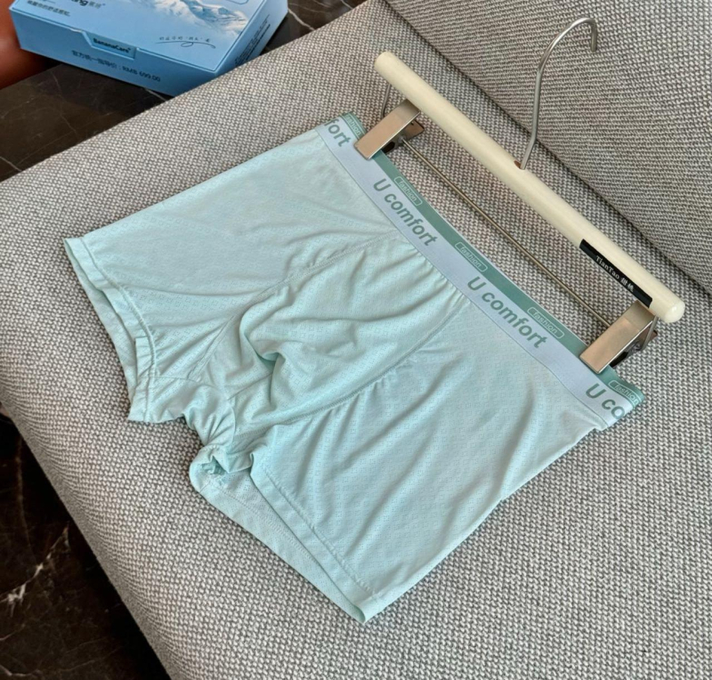 Muške ljetne bokserice od ice silk materijala, ultra tanke, antibakterijske, prozračne, brzo sušeće, visoke elastičnosti