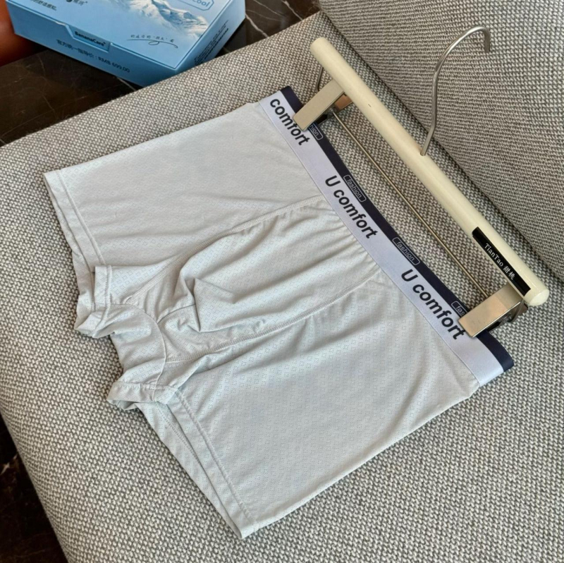 Muške ljetne bokserice od ice silk materijala, ultra tanke, antibakterijske, prozračne, brzo sušeće, visoke elastičnosti