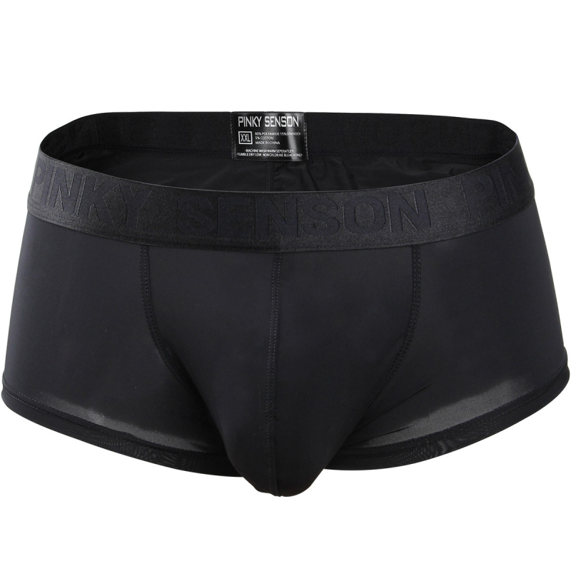 Muške bokserice od Ice Silk, niska struka, jednobojne, prozračne, velike veličine