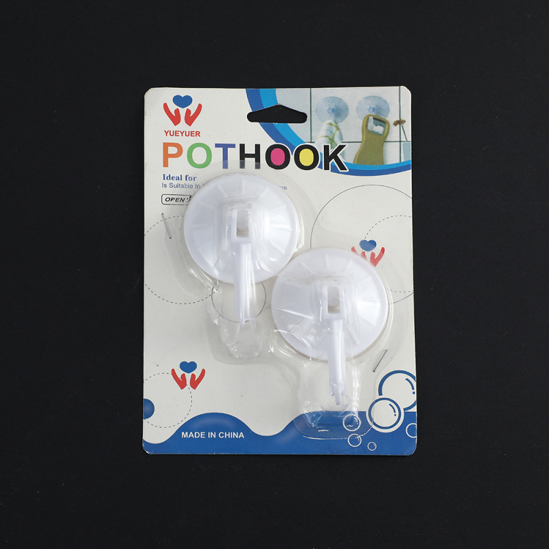 Kuka na zid s vakuumom, bez bušenja, za kuhinju i spavaću sobu, PVC+PP, jedan kuk, moderan jednostavan dizajn, nosivost 1–3 kg