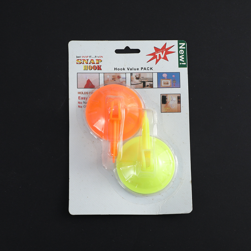 Kuka na zid s vakuumom, bez bušenja, za kuhinju i spavaću sobu, PVC+PP, jedan kuk, moderan jednostavan dizajn, nosivost 1–3 kg
