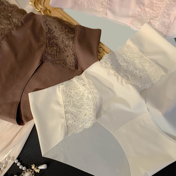 Bezšivne ženske gaćice od ice-silk, bikini kroj, tanke za sve sezone, model 2025