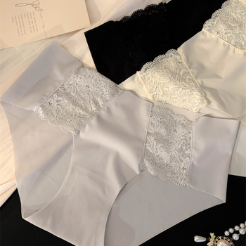Bezšivne ženske gaćice od ice-silk, bikini kroj, tanke za sve sezone, model 2025