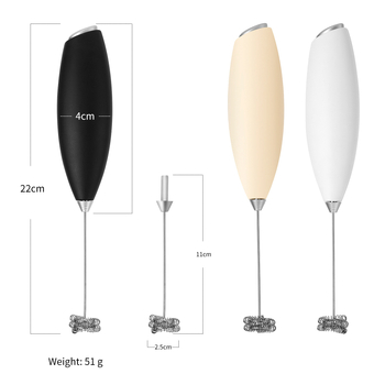 Spumător de lapte portabil, electric, pentru cafea și cofetărie, mixer de bucătărie fără fir, bătător de ouă