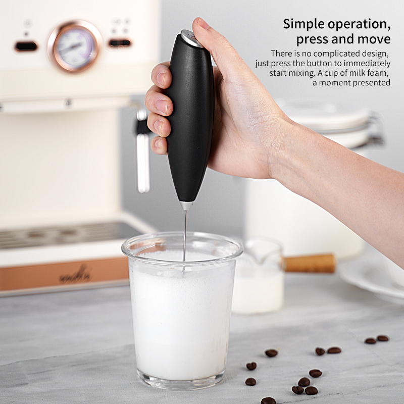 Spumător de lapte portabil, electric, pentru cafea și cofetărie, mixer de bucătărie fără fir, bătător de ouă