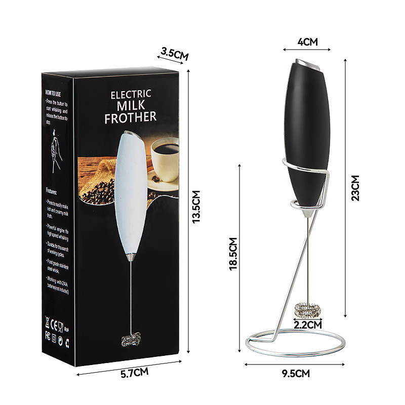 Spumător de lapte portabil, electric, pentru cafea și cofetărie, mixer de bucătărie fără fir, bătător de ouă