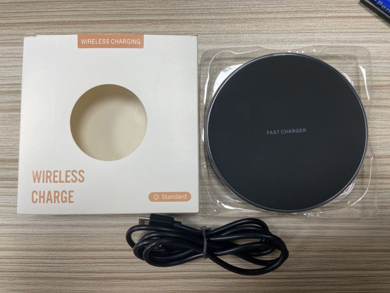 GY-68/X8 Suprafață mată 10W Încărcător wireless Transmițător, aliaj de aluminiu, încărcare rapidă