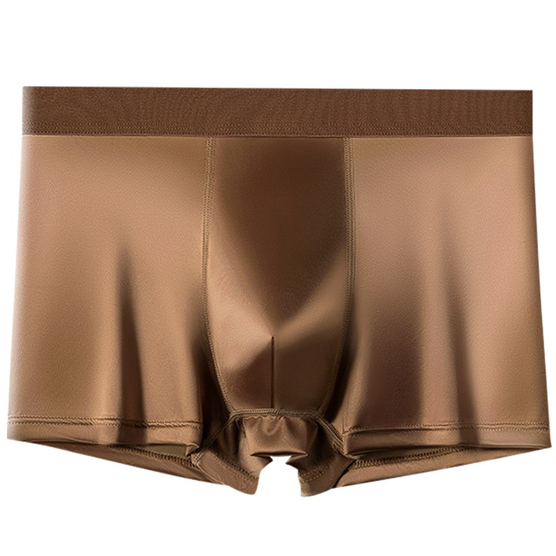 Muške prozračne bokserice od satena Ice Silk