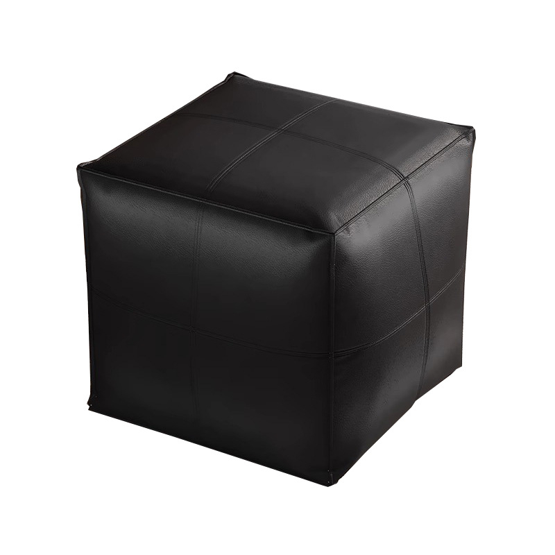 Δερμάτινο πουφ αποθήκευσης, δύο-σε-ένα σκαμνί για αποθήκευση ρούχων και παπουτσιών, ιδανικό για σαλόνι ή υπνοδωμάτιο