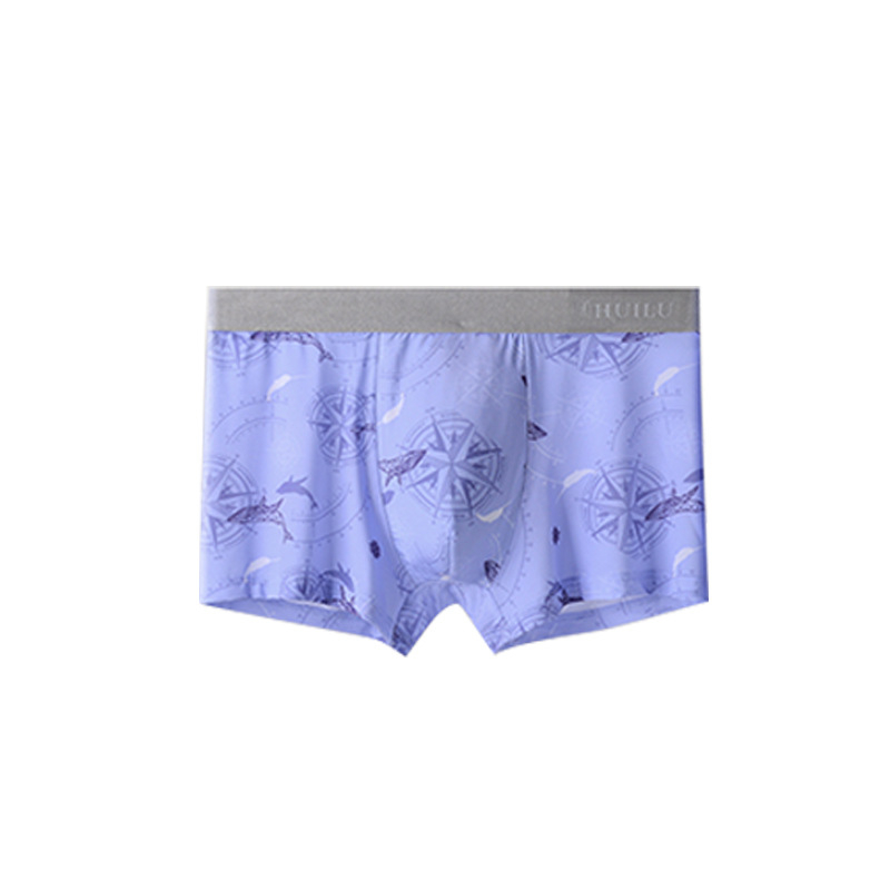 Muške boxer gaćice od ice silk – Huilu Zhongshan, prozračan, tanak letnji model, bezšivne, velika veličina