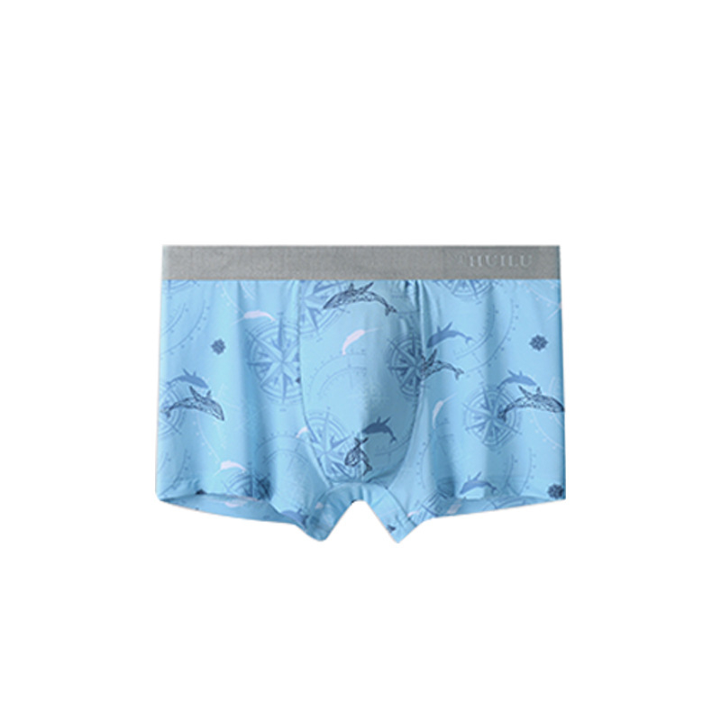 Muške boxer gaćice od ice silk – Huilu Zhongshan, prozračan, tanak letnji model, bezšivne, velika veličina