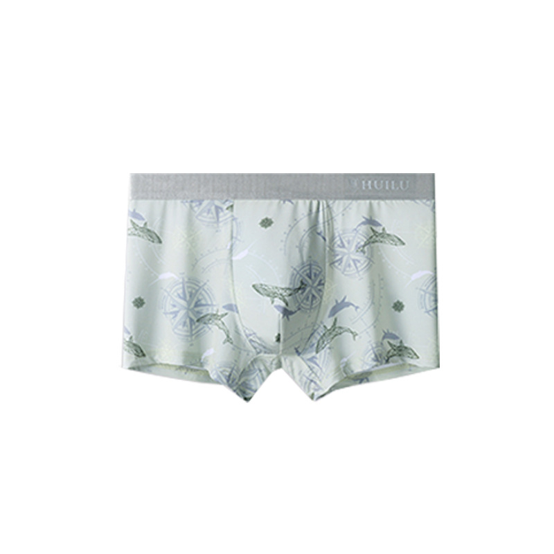 Muške boxer gaćice od ice silk – Huilu Zhongshan, prozračan, tanak letnji model, bezšivne, velika veličina