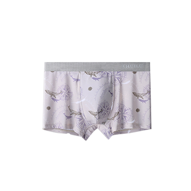Muške boxer gaćice od ice silk – Huilu Zhongshan, prozračan, tanak letnji model, bezšivne, velika veličina