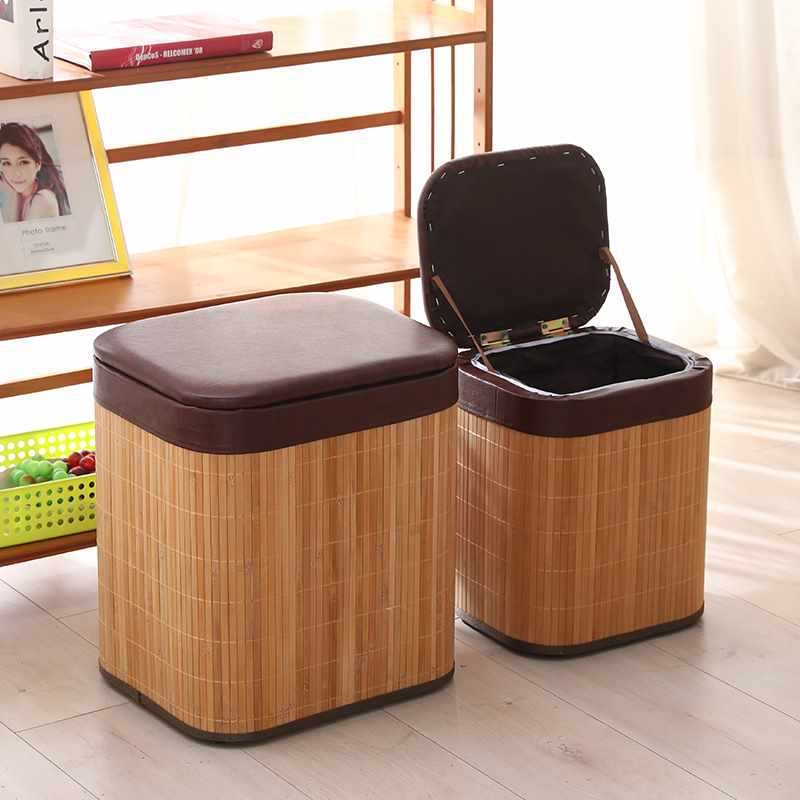 Taburet za pohranu, kompaktni multifunkcionalni taburet, elegantan taburet za mijenjanje cipela, kućni ulaz, koš za prljavu odjeću i prostor za pohranu.