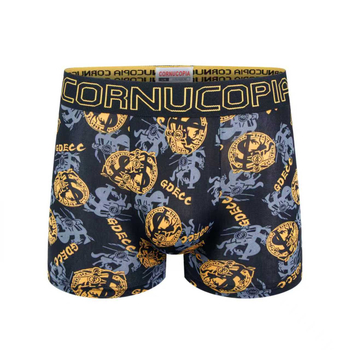 Muške boxerice s otiskom Ice Silk, srednja visina, slobodan kroj, prozračne, antibakterijske, udobne za sve sezone