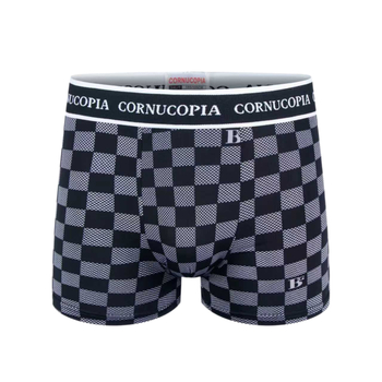 Muške boxerice s otiskom Ice Silk, srednja visina, slobodan kroj, prozračne, antibakterijske, udobne za sve sezone