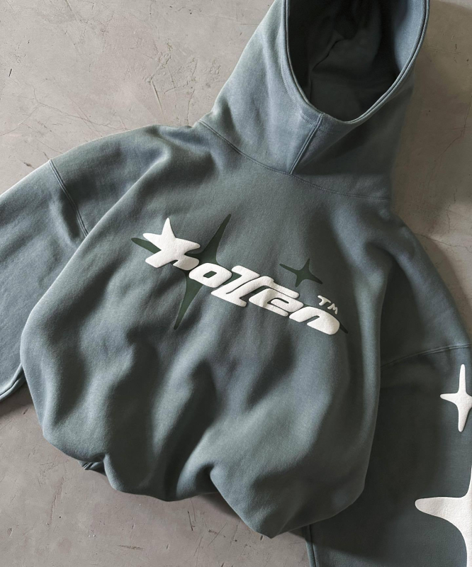 Američki street style udoban hoodie s kapuljačom za muškarce i žene, Y2K print zvijezda i slova, casual dizajn s visokim ovratnikom, poliester-spandeks mješavina
