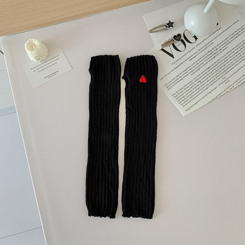 Pleten rukav za prste i zaštitni dio za ruku, Harajuku stil, Y2K moda
