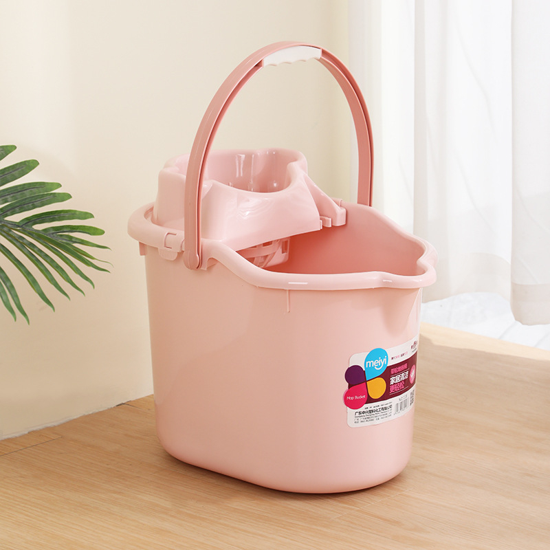 Kućna debela kanta za mop s ručnim cijeđenjem i okretnim mehanizmom, odvojiva plastična kanta