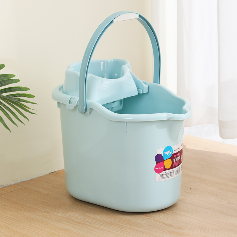 Kućna debela kanta za mop s ručnim cijeđenjem i okretnim mehanizmom, odvojiva plastična kanta