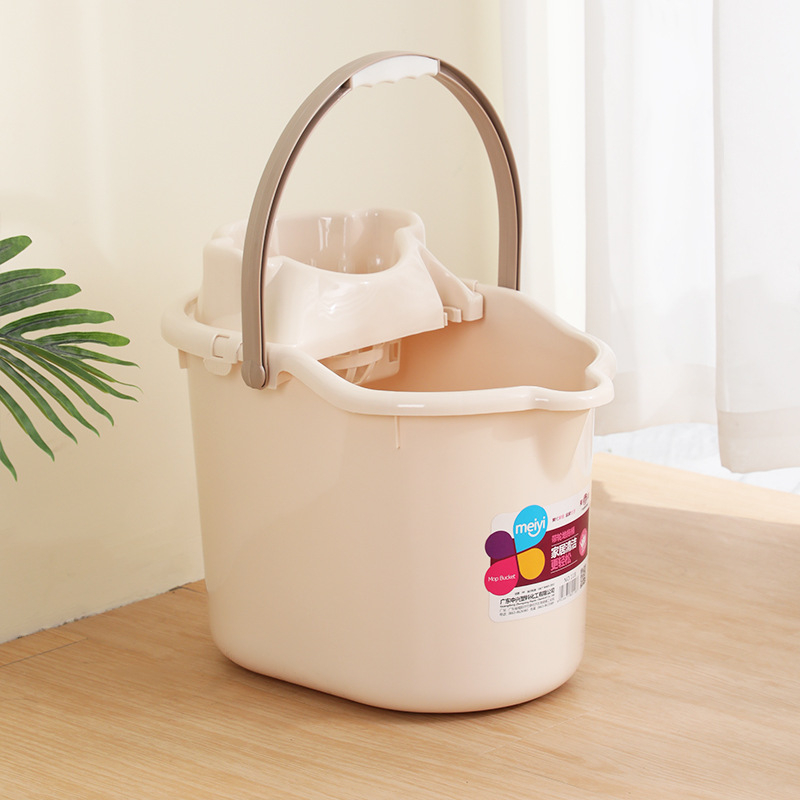 Kućna debela kanta za mop s ručnim cijeđenjem i okretnim mehanizmom, odvojiva plastična kanta