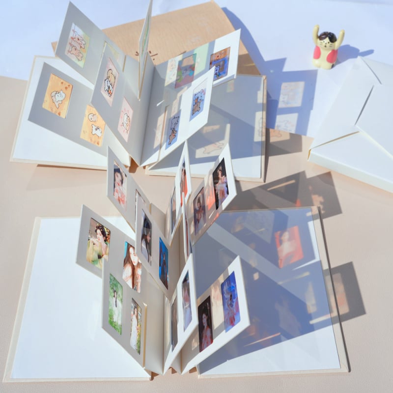 Svjetlo i sjena 3D fotoalbum – DIY sklopivi fotoalbum za parove i prijatelje