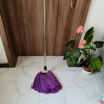 Mop od mikrovlakna za mokro i suho čišćenje, ravna glava, jednostavno za čišćenje