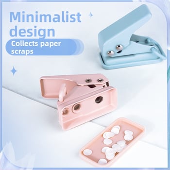 Mini kruhový dierovač – ručný DIY pre karty a archívy