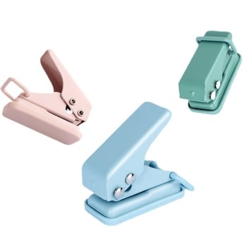 Mini kerek lyukasztó – kézi DIY kártyákhoz és irattartókhoz