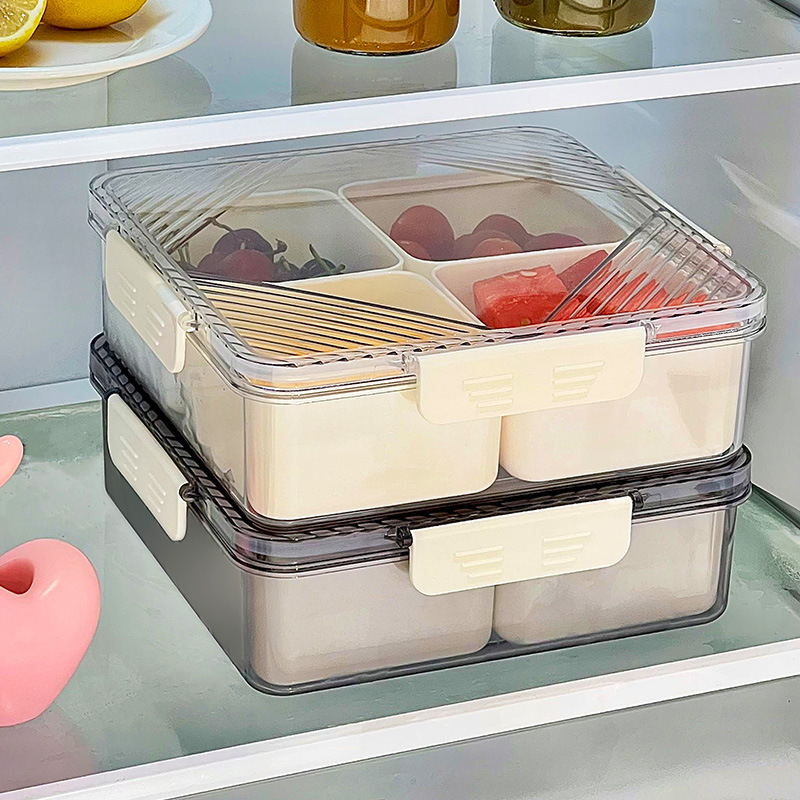Dijeljena posuda za voće u hladnjaku, plastična kutija od PET materijala