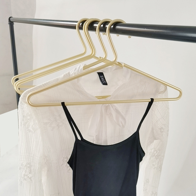 Vješalica za odjeću od aluminijske legure, kućna upotreba, unisex za muškarce i žene, za odrasle, s debelijom konstrukcijom, luksuzan dizajn, vrhunska vješalica za kapute