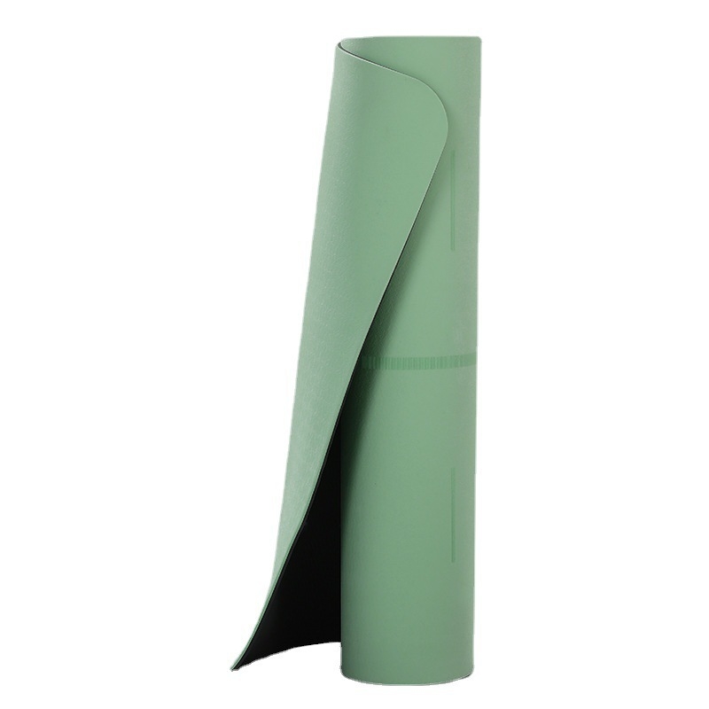Joga prostirka od TPE, 183 x 61 cm, debljine 6 mm, visoke elastičnosti, protuklizna, apsorpcija udaraca, sklopiva