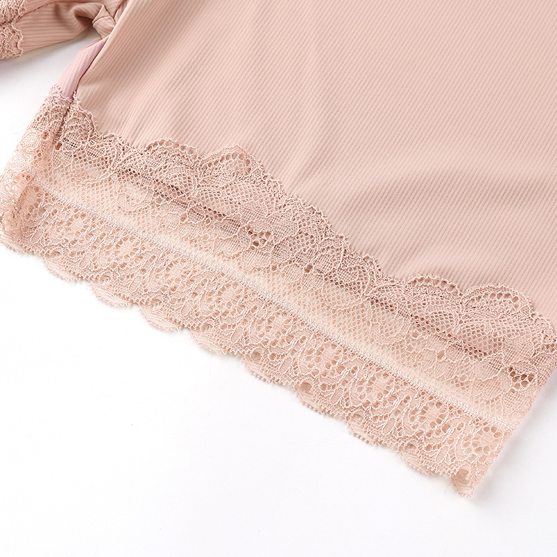 Nove sigurnosne šorceve od ice silk s ribanim uzorkom, duljine tri četvrtine, rub čipke, prozračne i pogodne za nošenje kao vanjski sloj