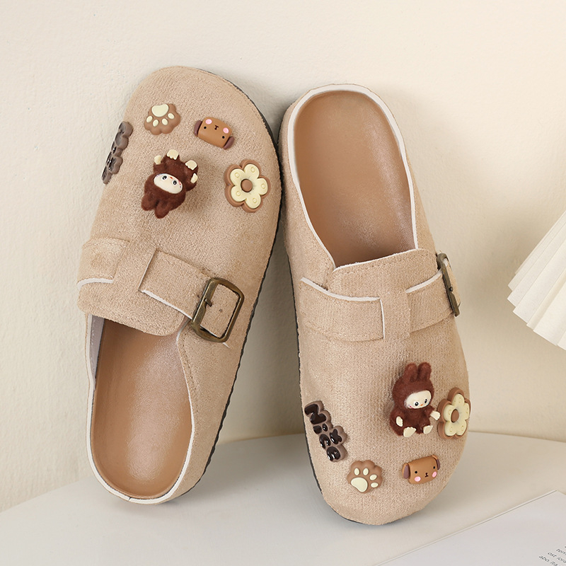 Ženske sandale od PVC inspirirane Birkenstock, zatvoren prst, izuzetno mekane, protuklizne, 2025 jesen-zima
