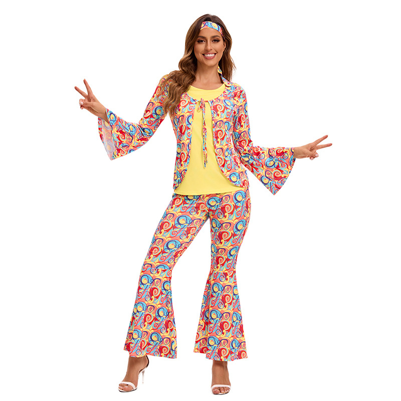 Par kostima za par u stilu 70-ih: retro hippie disco kostimi s inspiracijom indijanaca