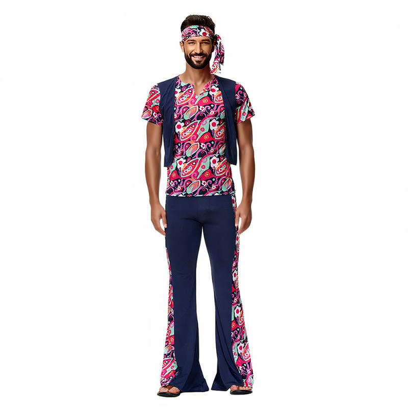 Par kostima za par u stilu 70-ih: retro hippie disco kostimi s inspiracijom indijanaca