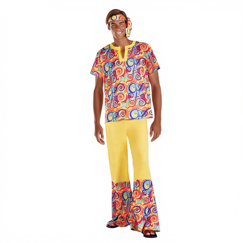 Par kostima za par u stilu 70-ih: retro hippie disco kostimi s inspiracijom indijanaca
