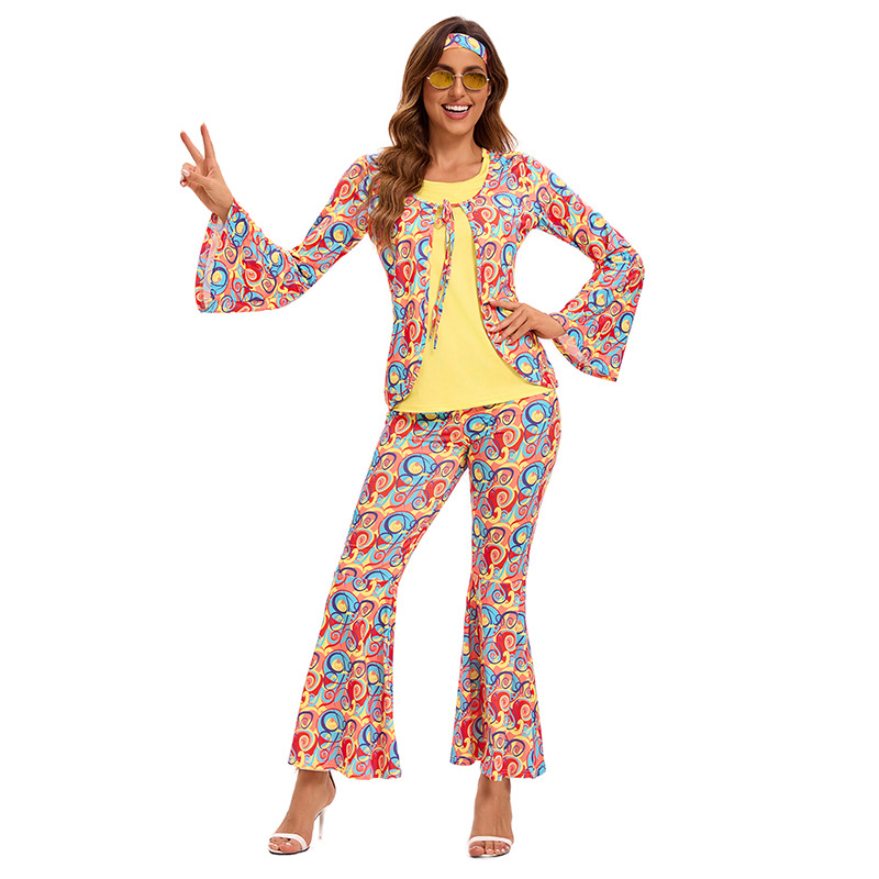 Par kostima za par u stilu 70-ih: retro hippie disco kostimi s inspiracijom indijanaca