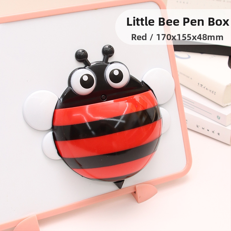Little Bee magnetski držač olovke za ploču, s kutijom za kredu i gumicom za ploču, u četiri boje
