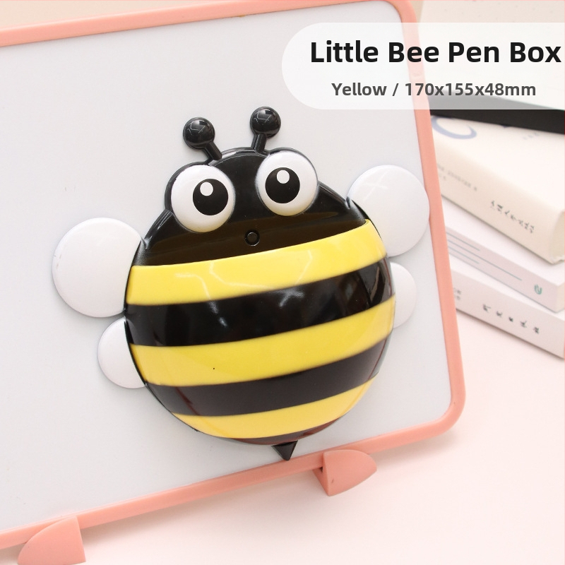 Little Bee magnetski držač olovke za ploču, s kutijom za kredu i gumicom za ploču, u četiri boje