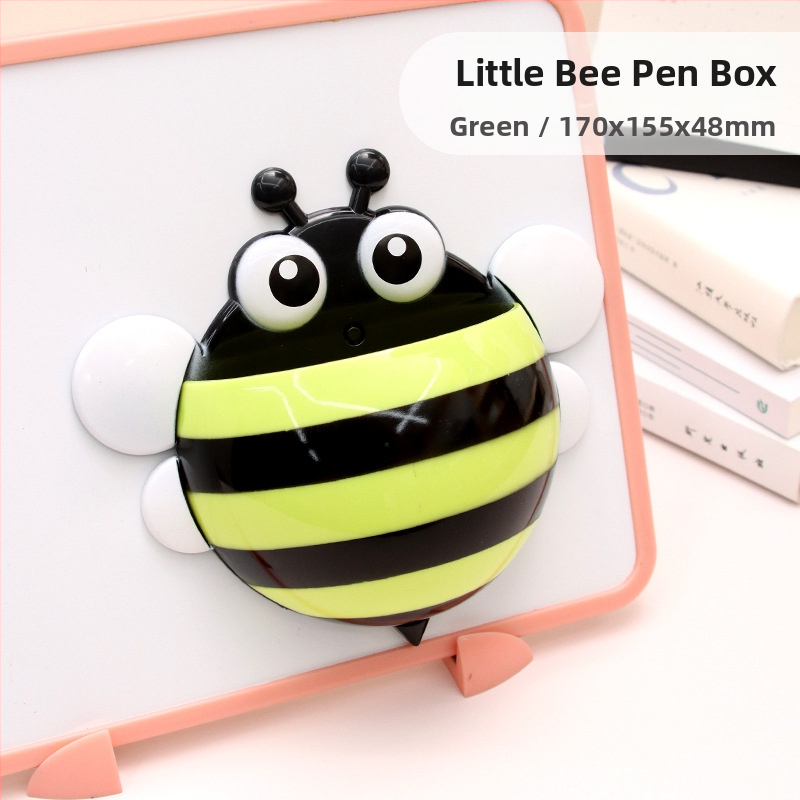 Little Bee magnetski držač olovke za ploču, s kutijom za kredu i gumicom za ploču, u četiri boje