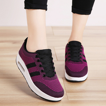 Nove ženske tenisice flyknit s air cushion, proljeće 2024, casual platform tenisice