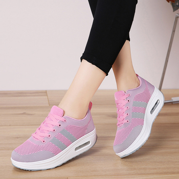Nove ženske tenisice flyknit s air cushion, proljeće 2024, casual platform tenisice
