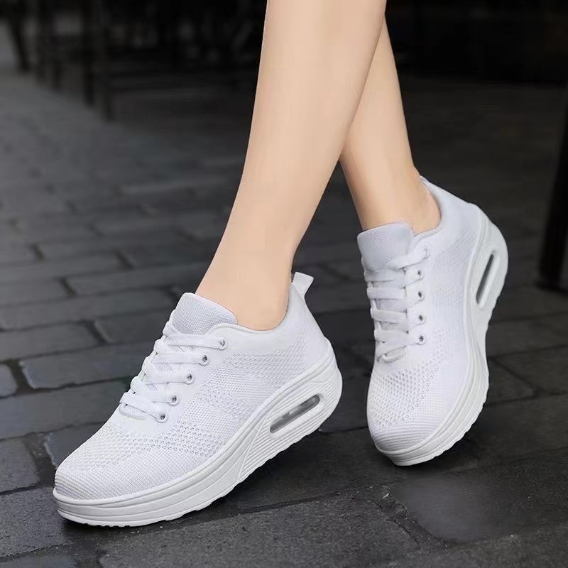 Nove ženske tenisice flyknit s air cushion, proljeće 2024, casual platform tenisice