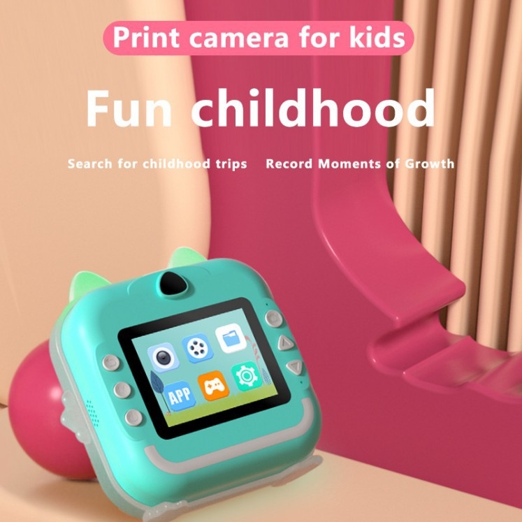 Q5 međunarodni dječji fotoprinter s Bluetoothom, tisk bez tinte, HD fotografije i videi, ispis etiketa s tekstom pogrešaka