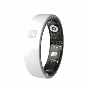 Keramički pametni prsten s NFC pristupom, praćenje srčanog ritma, zasićenost krvi kisikom i san, praćenje, IP68 vodootporan, Bluetooth